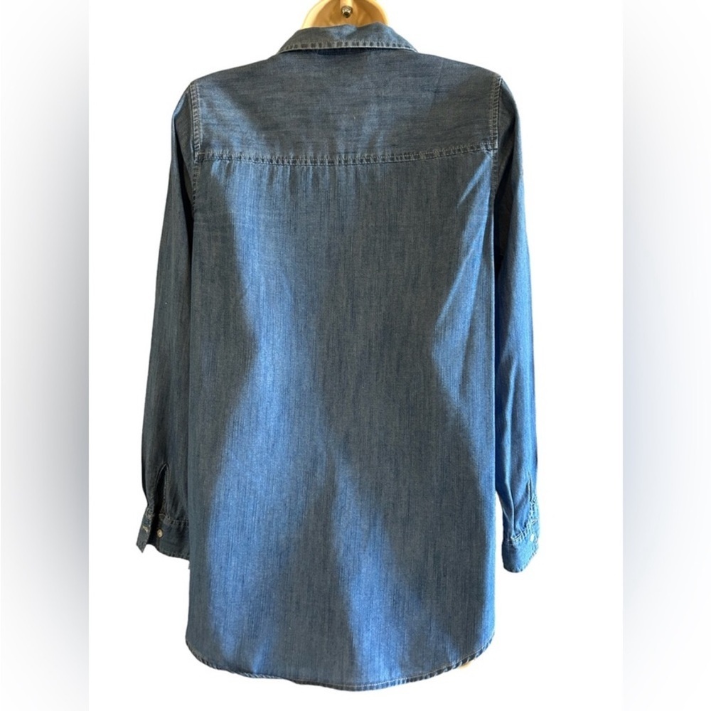 Motherhood denim long sleeve maternity top size S - Picture 2 of 6
